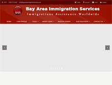 Tablet Screenshot of bayareaimmigrationservices.com